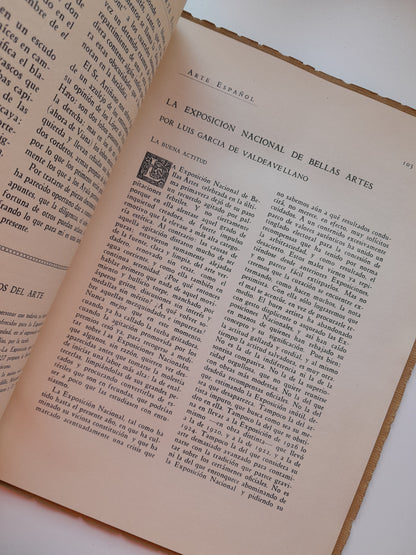 ARTE ESPAÑOL - AÑO 15, TOMO 8, NÚM. 3 (TERCER TRIMESTRE 1926)